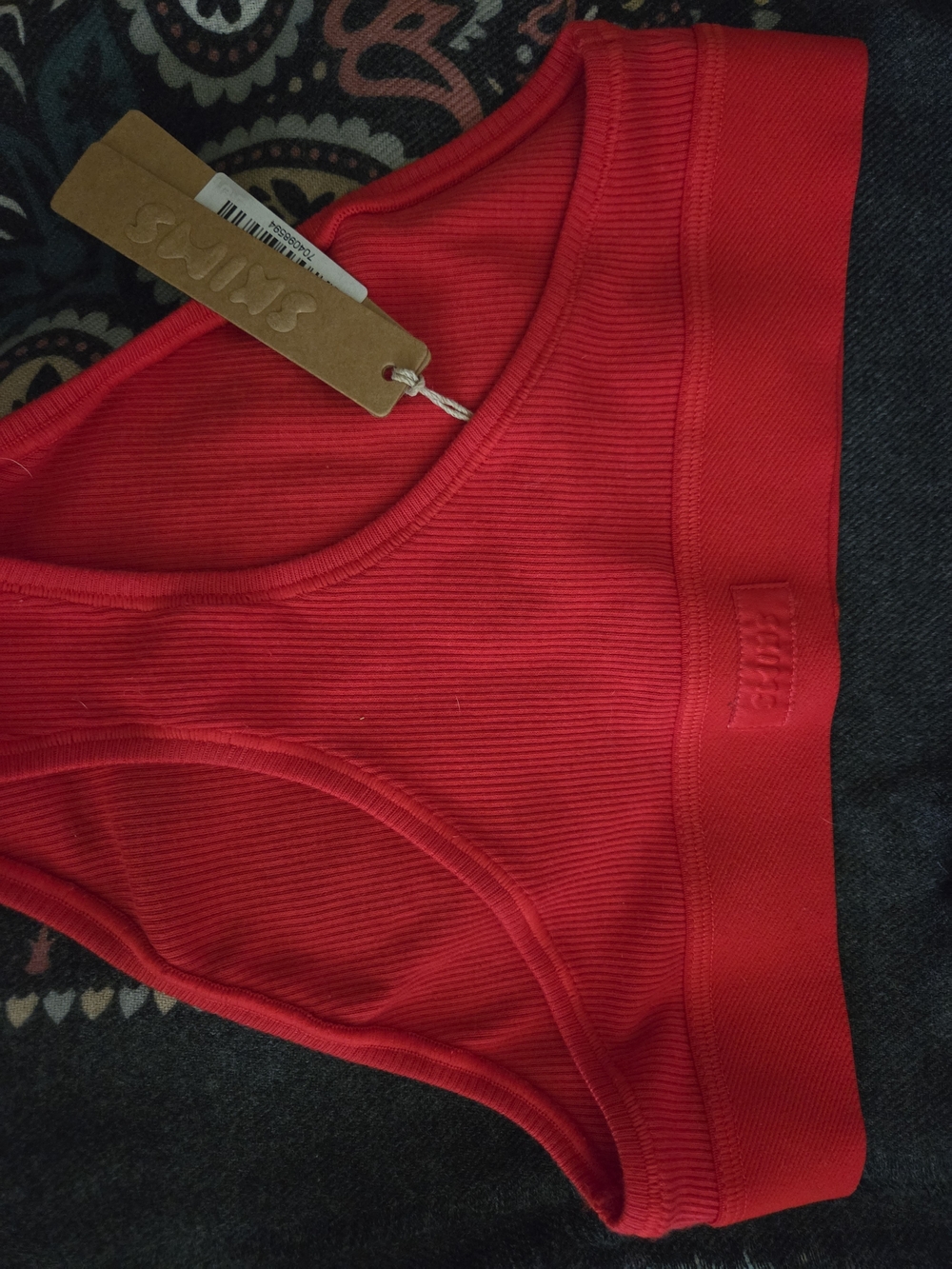 Skims Red Briefs Xxs
